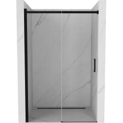 Mexen Omega rozsouvací sprchové dveře 100 cm, Průhledné, Černá - 825-100-000-70-00