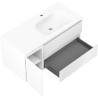 Mexen Orio koupelnová skříňka 100 cm s umyvadlem Vela pravá, 2S, 1D, bílá mat - 91A13-10047-3-BBFFFF01-W23P01