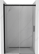 Mexen Omega posuvné sprchové dveře 130 cm, transparentní, černé - 825-130-000-70-00