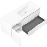 Mexen Orio koupelnová skříňka 120 cm s umyvadlem Vela pravá, 2S, 1D, bílá matná - 91A13-12047-3-BBFFFF01-W23P01