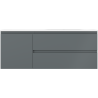 Mexen Orio koupelnová skříňka 120 cm s umyvadlem Vela pravá, 2S, 1D, grafit mat/bílá mat - 91A13-12047-3-BBFFF66-W23P01