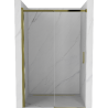 Mexen Omega sprchové dveře posuvné 100 cm, transparentní, zlaté - 825-100-000-50-00