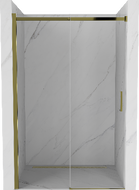 Mexen Omega sprchové dveře posuvné 100 cm, transparentní, zlaté - 825-100-000-50-00