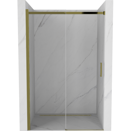 Mexen Omega rozsouvací sprchové dveře 110 cm, Průhledné, Zlatá - 825-110-000-50-00