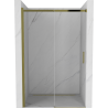 Mexen Omega posuvné sprchové dveře 120 cm, průhledné, zlaté - 825-120-000-50-00