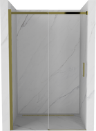Mexen Omega posuvné sprchové dveře 120 cm, transparentní, zlaté - 825-120-000-50-00