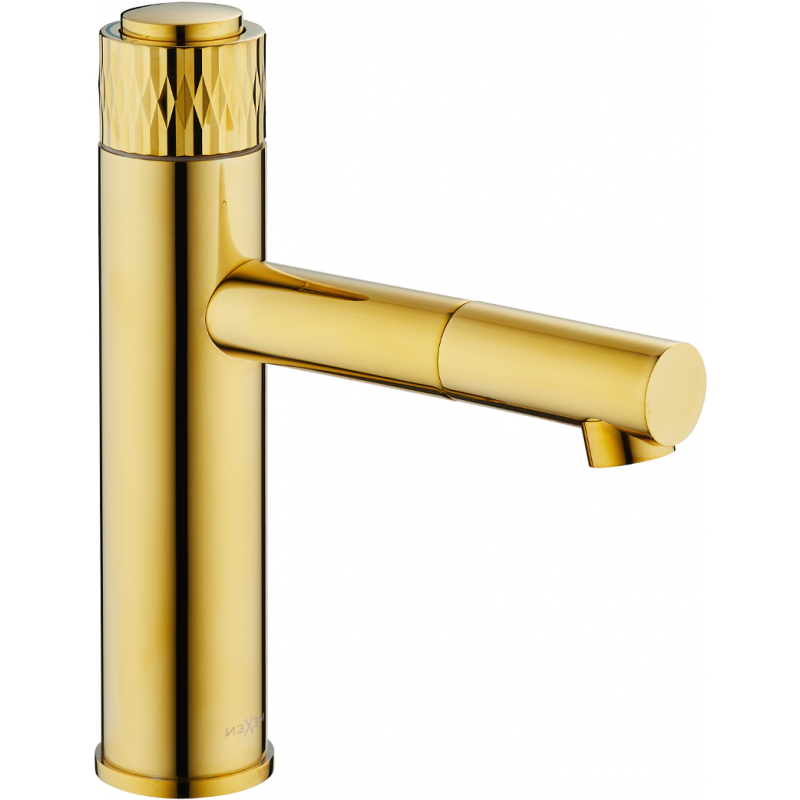 Mexen Diamond baterie umyvadlová, zlatá - 71500-50