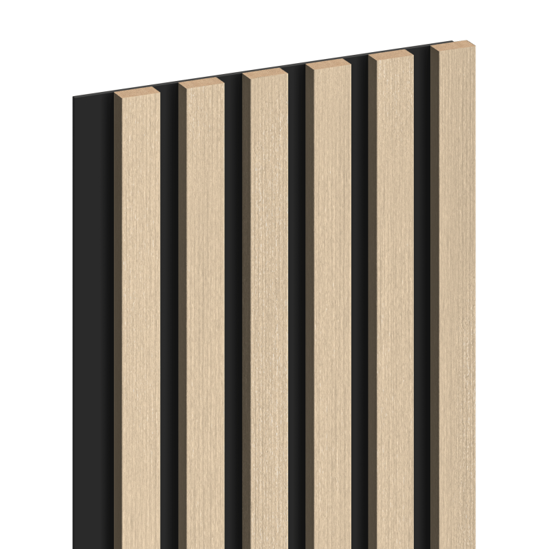 Mexen Lam-B nástěnné lamely 275 x 30 cm, HDF deska 4 mm, technická dýha, Pískový Dub - S100-275307-3015-001