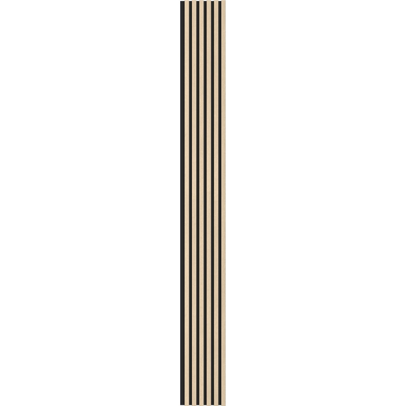 Mexen Lam-B nástěnné lamely 275 x 30 cm, deska HDF 4 mm, technická dýha, Dub Pískový - S100-275307-3015-001