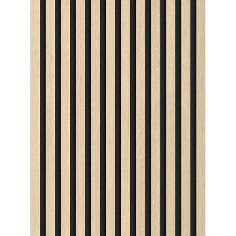 Mexen Lam-F akustické nástěnné lamely 275 x 30 cm, filc 8 mm, technický dýh, Dub Písečný - S105-275307-3015-001