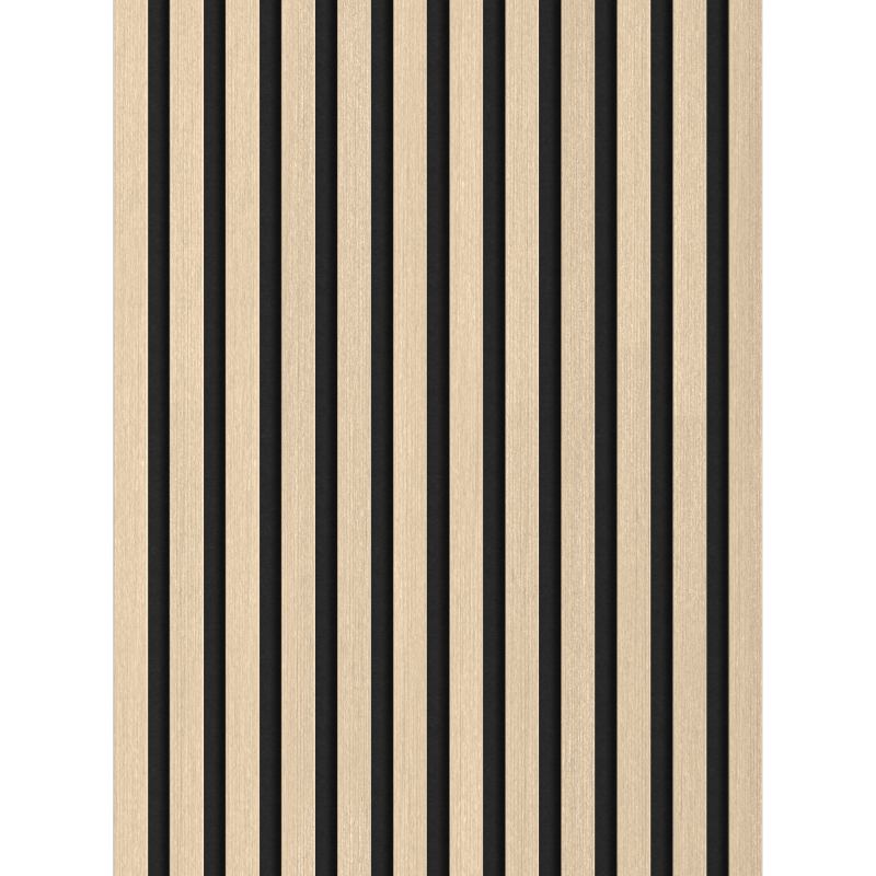 Mexen Lam-F nástěnné akustické lamely 275 x 30 cm, plsť 8 mm, technická dýha, Písečný dub - S105-275307-3015-001