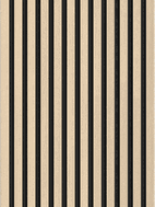 Mexen Lam-F akustické nástěnné lamely 275 x 30 cm, filc 8 mm, technický dýh, Dub Písečný - S105-275307-3015-001
