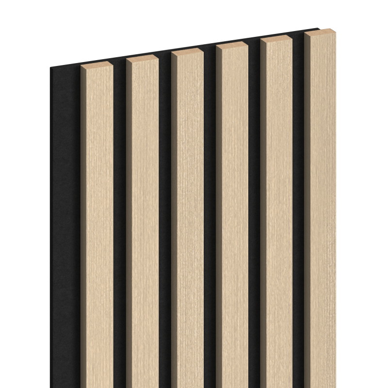 Mexen Lam-F akustické nástěnné lamely 275 x 30 cm, filc 8 mm, technický dýh, Dub Písečný - S105-275307-3015-001