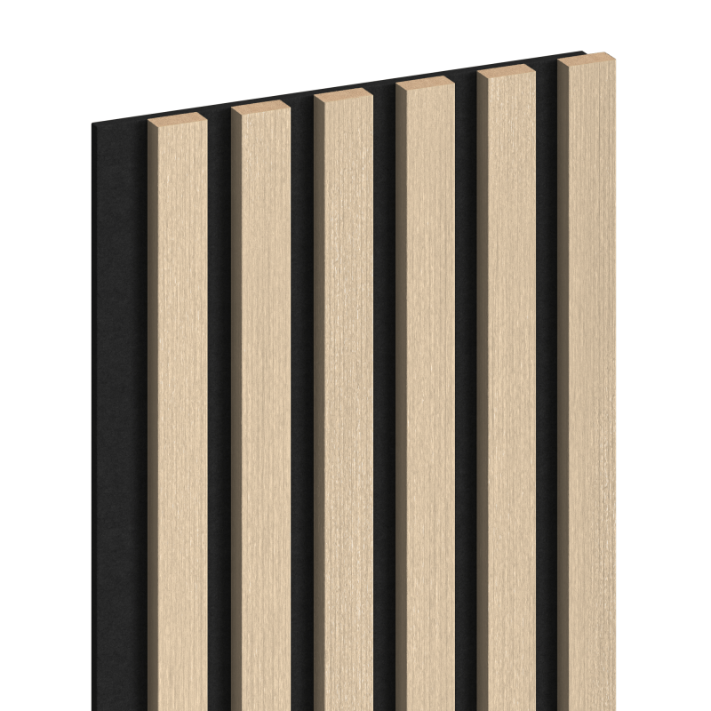 Mexen Lam-F nástěnné akustické lamely 275 x 30 cm, plsť 8 mm, technická dýha, Písečný dub - S105-275307-3015-001