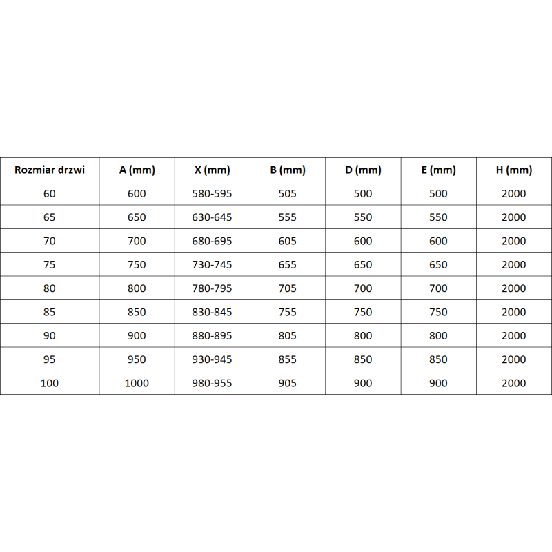 Mexen Mist-B sprchové dveře jednokřídlé pravé 90 cm, černý rám, černé - 8A2-090-000-70-70-P