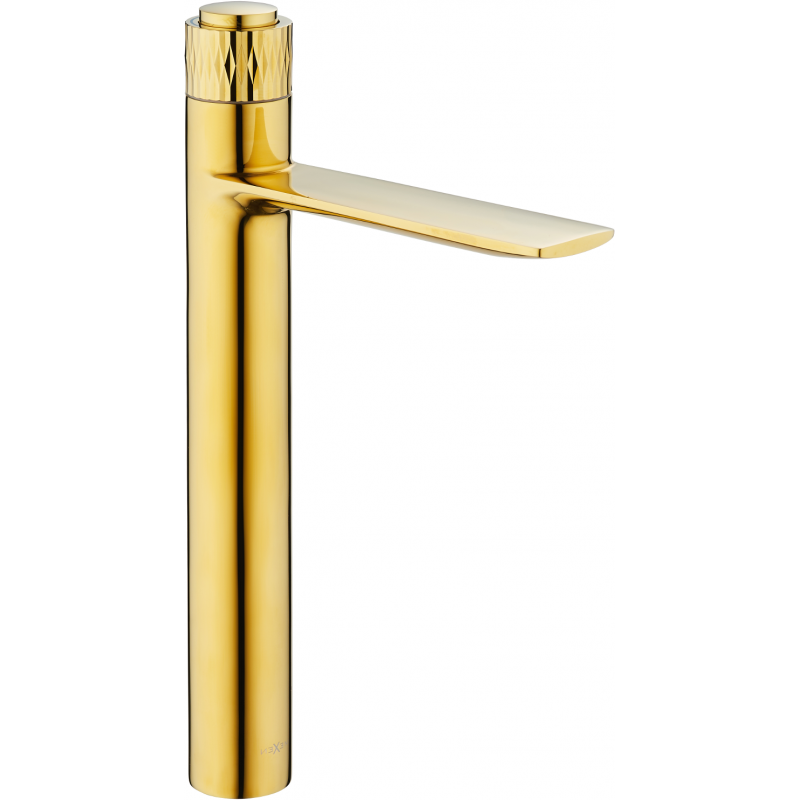 Mexen Zero+ vysoká umyvadlová baterie, zlatá - 71610-50