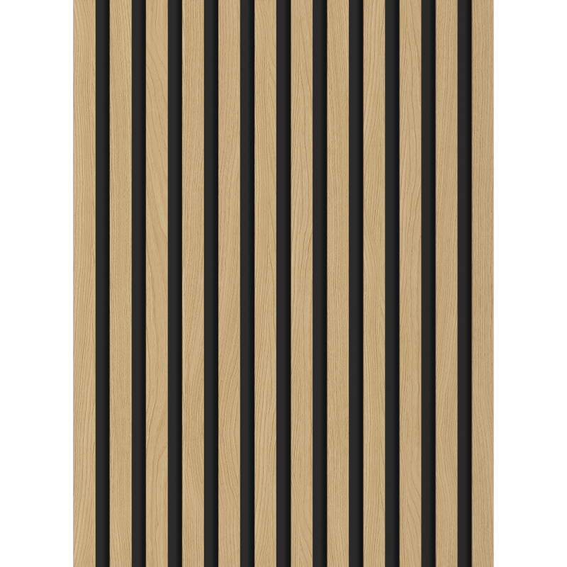 Mexen Lam-B nástěnné lamely 275 x 30 cm, deska HDF 4 mm, technická dýha, Zlatý dub - S100-275307-3015-003