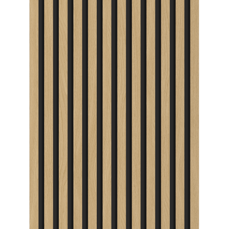 Mexen Lam-B nástěnné lamely 275 x 30 cm, deska HDF 4 mm, technická dýha, Zlatý dub - S100-275307-3015-003