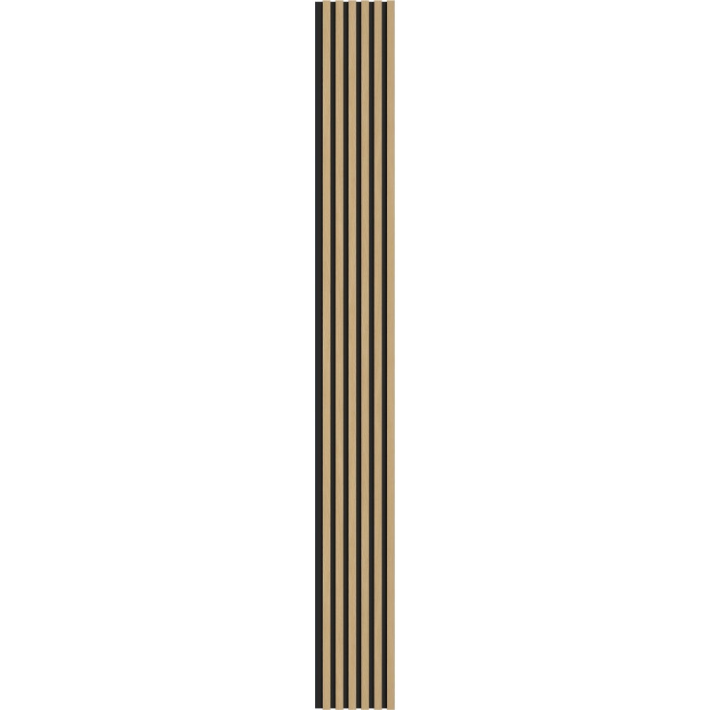 Mexen Lam-B stěnové lamely 275 x 30 cm, deska HDF 4 mm, technická dýha, Zlatý Dub - S100-275307-3015-003