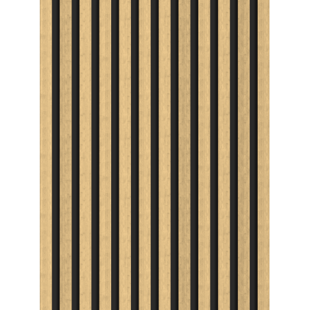 Mexen Lam-B lamely stěnové 275 x 30 cm, deska HDF 4 mm, technická dýha, Přírodní Bambus - S100-275307-3015-011