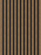 Mexen Lam-B nástěnné lamely 275 x 30 cm, HDF deska 4 mm, technická dýha, Přírodní ořech - S100-275307-3015-016