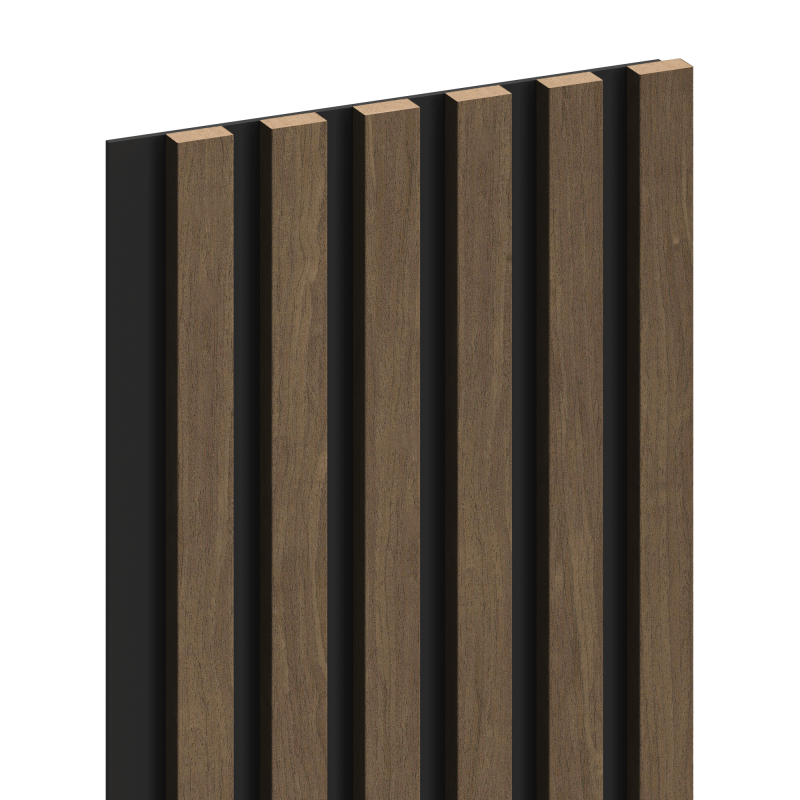 Mexen Lam-B stěnové lamely 275 x 30 cm, HDF deska 4 mm, technická dýha, Kakaový ořech - S100-275307-3015-018