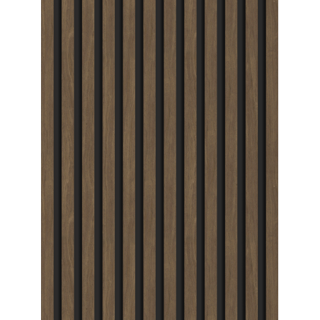 Mexen Lam-B stěnové lamely 275 x 30 cm, HDF deska 4 mm, technická dýha, Kakaový ořech - S100-275307-3015-018