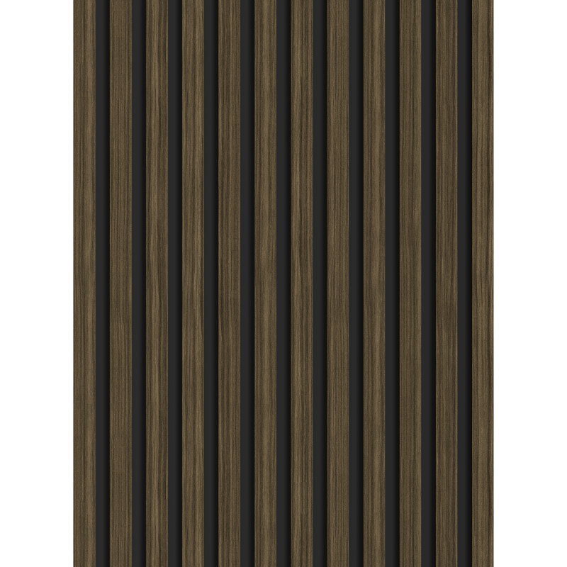 Mexen Lam-B lamely nástěnné 275 x 30 cm, deska HDF 4 mm, technická dýha, Královský Eben - S100-275307-3015-020