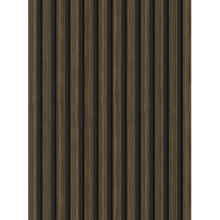 Mexen Lam-B lamely nástěnné 275 x 30 cm, deska HDF 4 mm, technická dýha, Královský Eben - S100-275307-3015-020