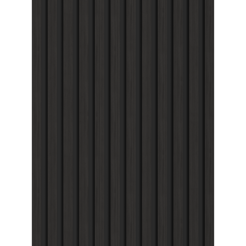 Mexen Lam-B nástěnné lamely 275 x 30 cm, deska HDF 4 mm, technická dýha, Eben Černý - S100-275307-3015-023