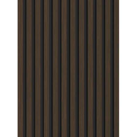 Mexen Lam-B nástěnné lamely 275 x 30 cm, HDF deska 4 mm, technická dýha, Opálený ořech - S100-275307-3015-024