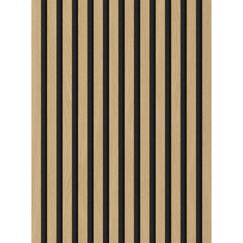 Mexen Lam-F akustické nástěnné lamely 275 x 30 cm, filc 8 mm, technická dýha, Zlatý Dub - S105-275307-3015-003