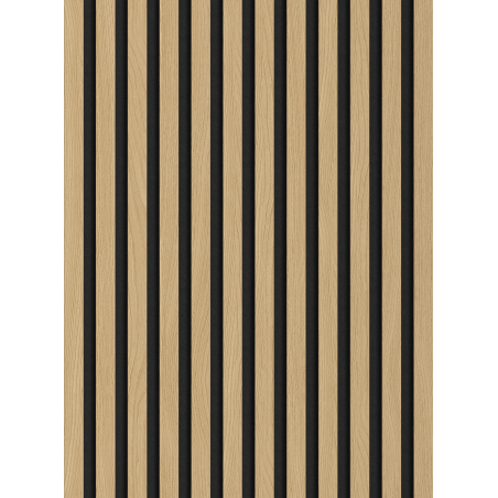 Mexen Lam-F akustické nástěnné lamely 275 x 30 cm, filc 8 mm, technická dýha, Zlatý Dub - S105-275307-3015-003