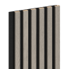 Mexen Lam-F akustické nástěnné lamely 275 x 30 cm, plsť 8 mm, technická dýha, Popelavý Dub - S105-275307-3015-005