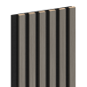 Mexen Lam-F akustické nástěnné lamely 275 x 30 cm, plsť 8 mm, technická dýha, Ocelový Dub - S105-275307-3015-006