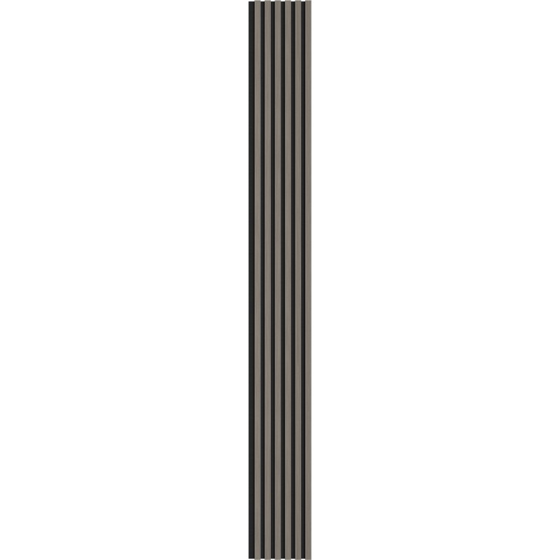 Mexen Lam-F akustické nástěnné lamely 275 x 30 cm, plsť 8 mm, technická dýha, Ocelový Dub - S105-275307-3015-006