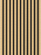 Mexen Lam-F akustické stěnové lamely 275 x 30 cm, plsť 8 mm, technická dýha, přírodní bambus - S105-275307-3015-011