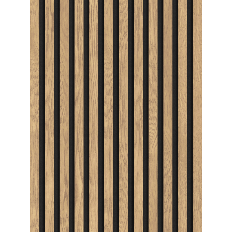 Mexen Lam-F nástěnné akustické lamely 275 x 30 cm, plsť 8 mm, technická dýha, Klasická borovice - S105-275307-3015-012