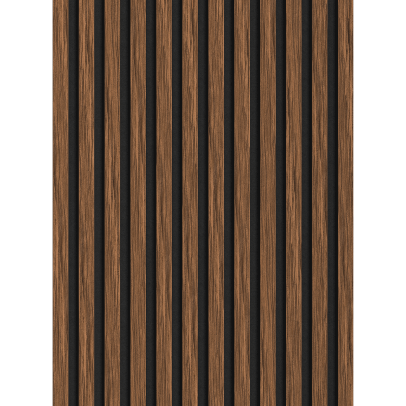 Mexen Lam-F nástěnné akustické lamely 275 x 30 cm, filc 8 mm, technická dýha, Mahagon Rubínový - S105-275307-3015-013