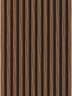 Mexen Lam-F akustické stěnové lamely 275 x 30 cm, plsť 8 mm, technická dýha, Rubinová mahagon - S105-275307-3015-013