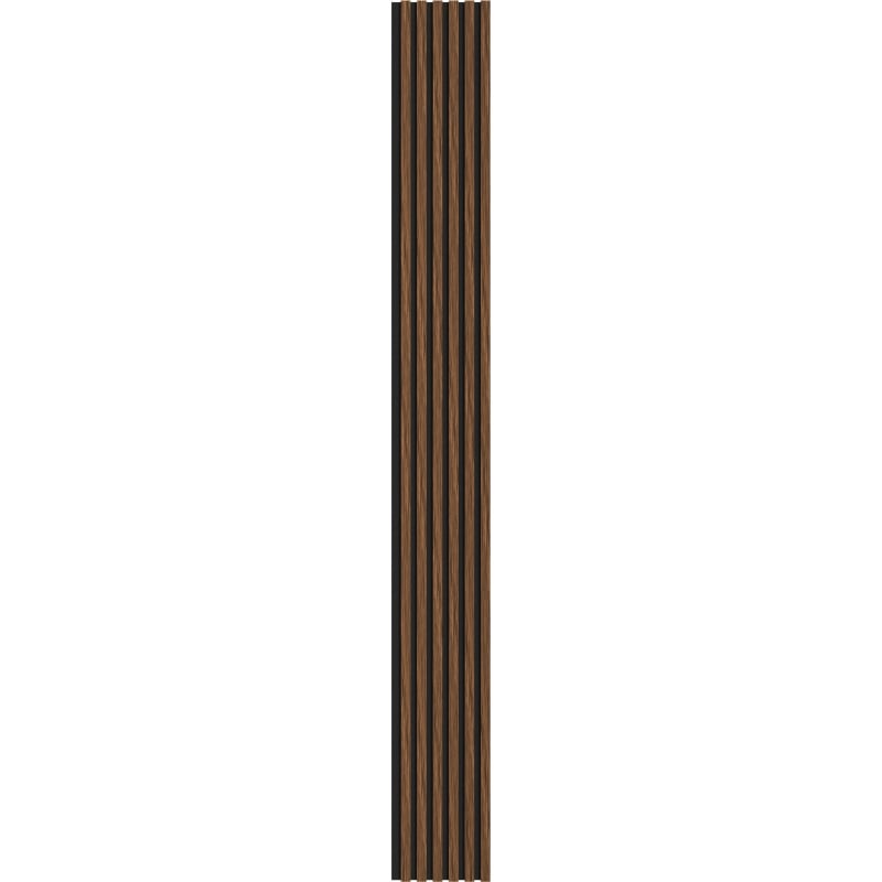 Mexen Lam-F akustické stěnové lamely 275 x 30 cm, plsť 8 mm, technická dýha, Rubinová mahagon - S105-275307-3015-013