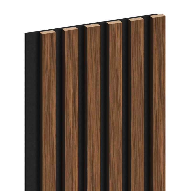 Mexen Lam-F nástěnné akustické lamely 275 x 30 cm, filc 8 mm, technická dýha, Mahagon Rubínový - S105-275307-3015-013