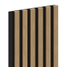 Mexen Lam-F nástěnné akustické lamely 275 x 30 cm, plsť 8 mm, technická dýha, Lněný ořech - S105-275307-3015-015