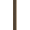 Mexen Lam-F akustické nástěnné lamely 275 x 30 cm, plsť 8 mm, technická dýha, Přírodní ořech - S105-275307-3015-016
