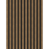 Mexen Lam-F akustické nástěnné lamely 275 x 30 cm, plsť 8 mm, technická dýha, Přírodní ořech - S105-275307-3015-016
