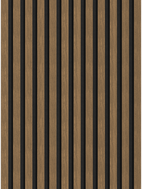 Mexen Lam-F akustické nástěnné lamely 275 x 30 cm, plsť 8 mm, technická dýha, Přírodní ořech - S105-275307-3015-016