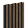 Mexen Lam-F akustické stěnové lamely 275 x 30 cm, plsť 8 mm, technická dýha, Ořech kakaový - S105-275307-3015-018