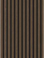 Mexen Lam-F nástěnné akustické lamely 275 x 30 cm, plst 8 mm, technická dýha, Ořech Espresso - S105-275307-3015-019