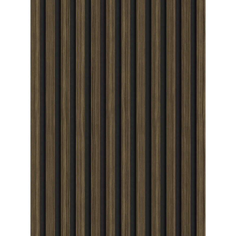Mexen Lam-F akustické nástěnné lamely 275 x 30 cm, plsť 8 mm, technická dýha, Královský eben - S105-275307-3015-020
