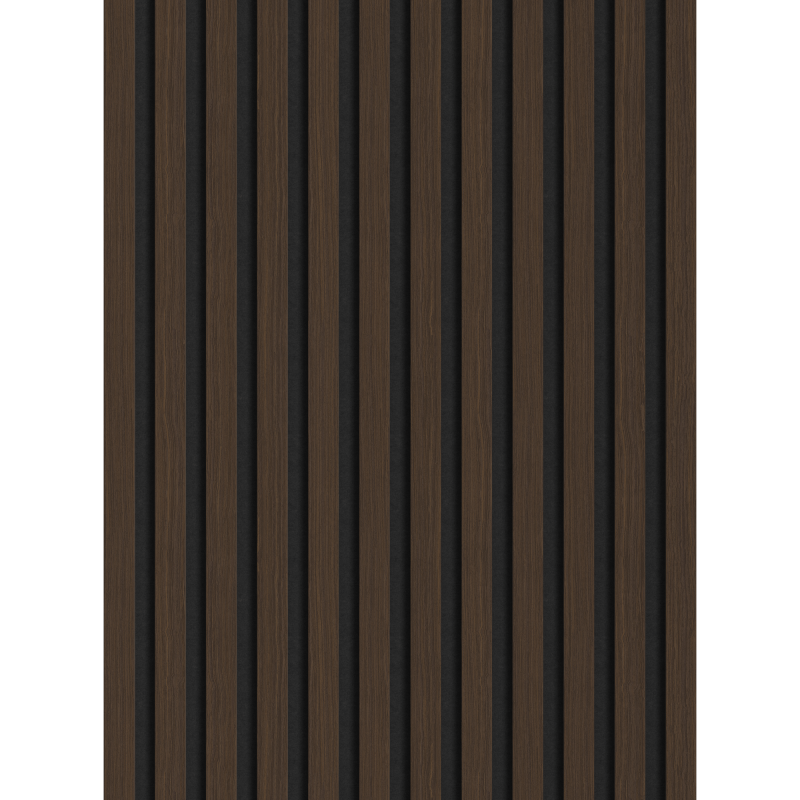 Mexen Lam-F nástěnné akustické lamely 275 x 30 cm, plst 8 mm, technická dýha, ořech palisandrový - S105-275307-3015-021